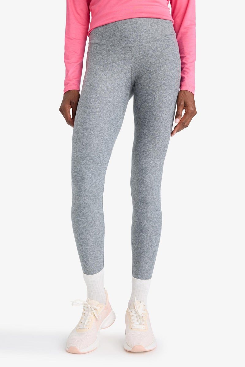 DeFacto Grey Woman Ankle Length Leggings Casual - Image 4